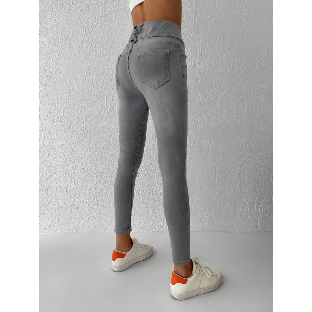 Yüksek Bel Likralı Jean Pantolon 90 Cm 47248 Yüksek Bel Likralı Jean Pantolon 90 Cm 47248