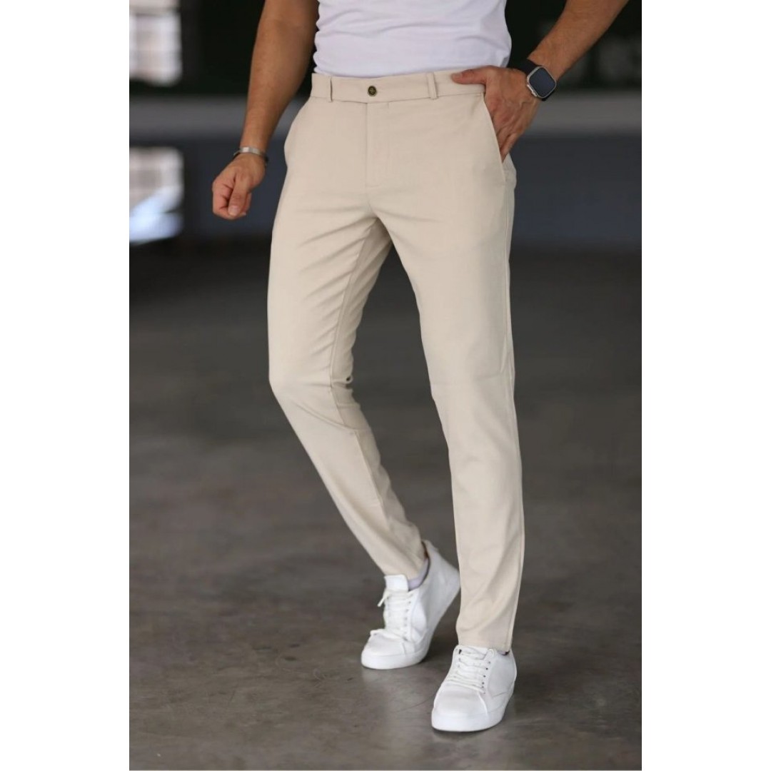 Erkek Düz Kesim Bilek Boy Kumaş Pantolon - 156937 Erkek Düz Kesim Bilek Boy Kumaş Pantolon - 156937