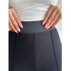 Kadın Yüksek Bel Lastik Kemerli çımalı Pantolon - 136350 Kadın Yüksek Bel Lastik Kemerli çımalı Pantolon - 136350