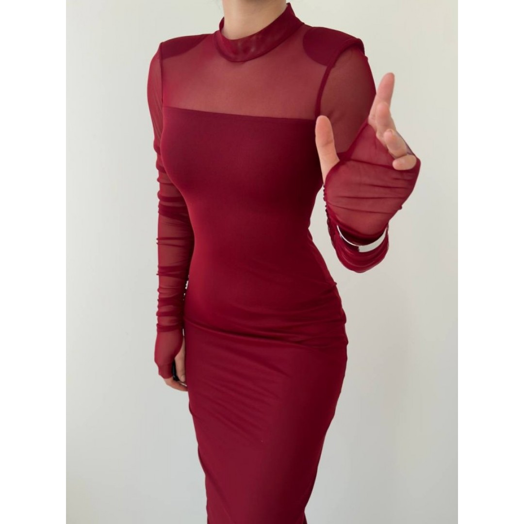Visa Tül Elbise 149120