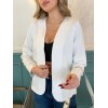 Kadın Uzun Kollu önü Açık Blazer Ceket 137606 Kadın Uzun Kollu önü Açık Blazer Ceket 137606