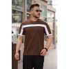 Erkek şerit Detaylı Kısa Kollu T-shirt 160884