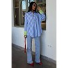 Kolu Manşet Detay Çizgili Oversize Gömlek 3405 158545 Kolu Manşet Detay Çizgili Oversize Gömlek 3405 158545