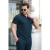 Erkek Yakalı Fermuarlı T-shirt Pantolon Ikili Rahat Takım 160462 Erkek Yakalı Fermuarlı T-shirt Pantolon Ikili Rahat Takım 160462
