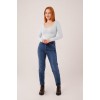 Geniş Yaka Bebe Mavisi Basic Body Bluz 148074 Geniş Yaka Bebe Mavisi Basic Body Bluz 148074