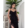 Ples Yırtmaç Detaylı Elbise - 156130 Ples Yırtmaç Detaylı Elbise - 156130