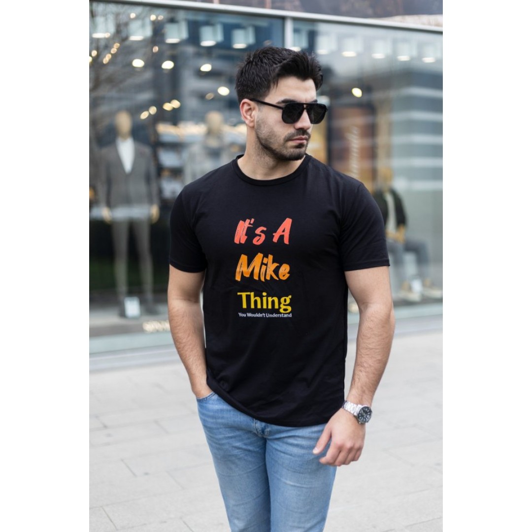 Erkek It Is A Mike Thing Baskılı Erkek T-shirt 141669 Erkek It Is A Mike Thing Baskılı Erkek T-shirt 141669