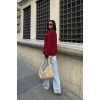 Gümüş Taşlı Sweatshirt 8052 158384