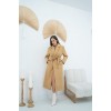 Camel Kuşaklı Midi Kaban 151057