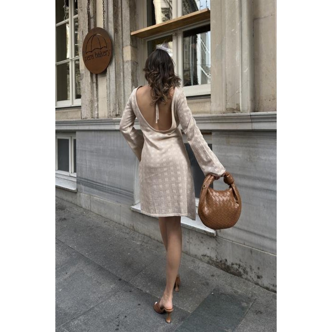 Chloe Ajurlu Sırt Dekolte Elbise 2760 155515 Chloe Ajurlu Sırt Dekolte Elbise 2760 155515