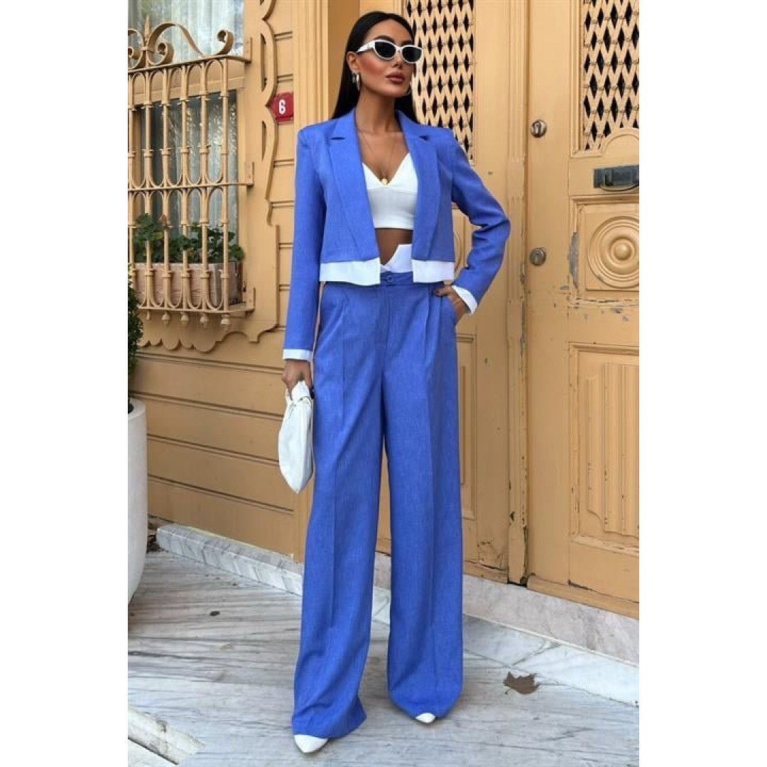 Audrey Crop Ceket Takım 10106 158618 Audrey Crop Ceket Takım 10106 158618