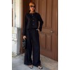 Önü İnce Kordon Detaylı Ve Double Paça Pantolonlu Takım 10180 159420 Önü İnce Kordon Detaylı Ve Double Paça Pantolonlu Takım 10180 159420
