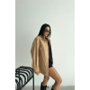 DÜĞMELİ DERİ GÖMLEK BOYFRİEND - Bej - 150438 DÜĞMELİ DERİ GÖMLEK BOYFRİEND - Bej - 150438