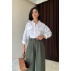 Haki Pileli Comfort Pantolon 153999 Haki Pileli Comfort Pantolon 153999