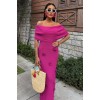 Eteği Gül Detay Madonna Yaka Elbise 2863 - 159076 Eteği Gül Detay Madonna Yaka Elbise 2863 - 159076