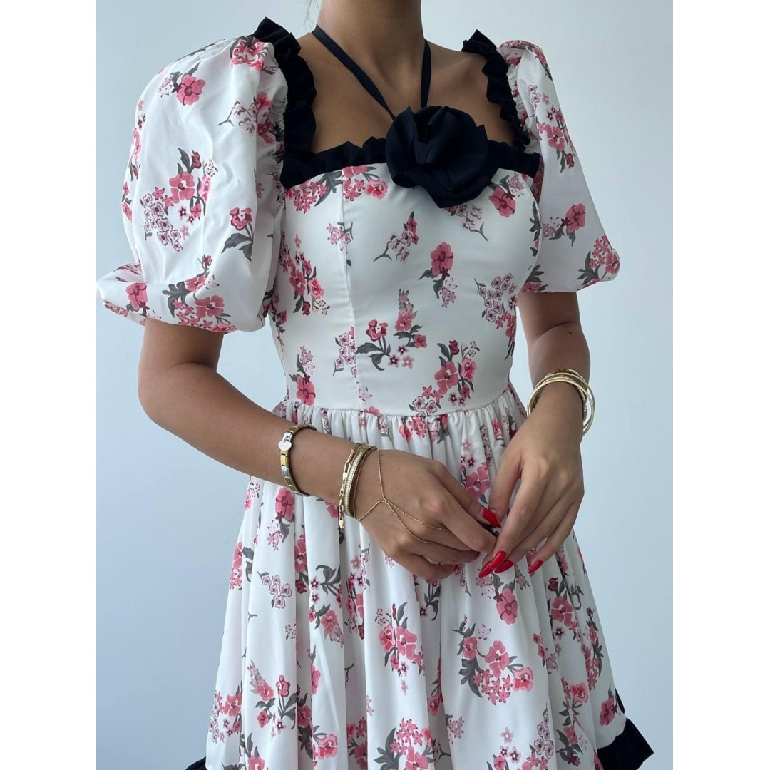 Wismar Gül Detay Elbise 147071 Wismar Gül Detay Elbise 147071
