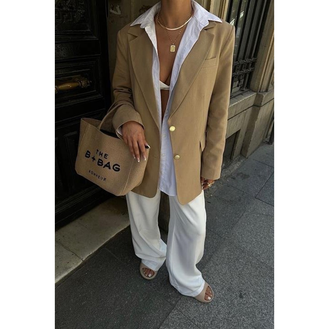 Agnes Blazer Keten Ceket 6105 155211 Agnes Blazer Keten Ceket 6105 155211