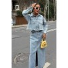Veronika Yırtmaçlı Denim Takım 9913 155028 Veronika Yırtmaçlı Denim Takım 9913 155028