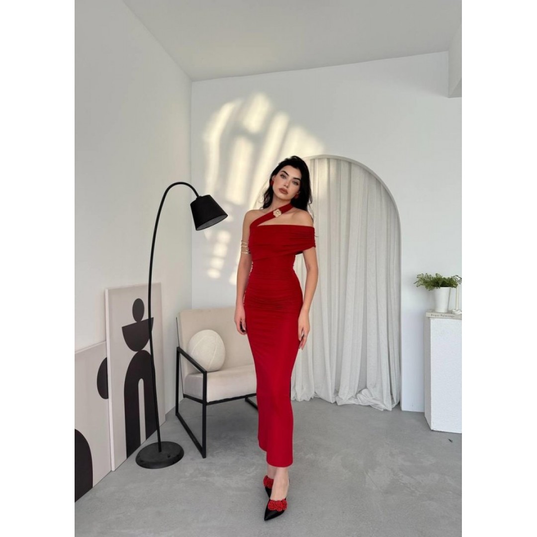 Reta Çapraz Omuz Elbise - 152388 Reta Çapraz Omuz Elbise - 152388