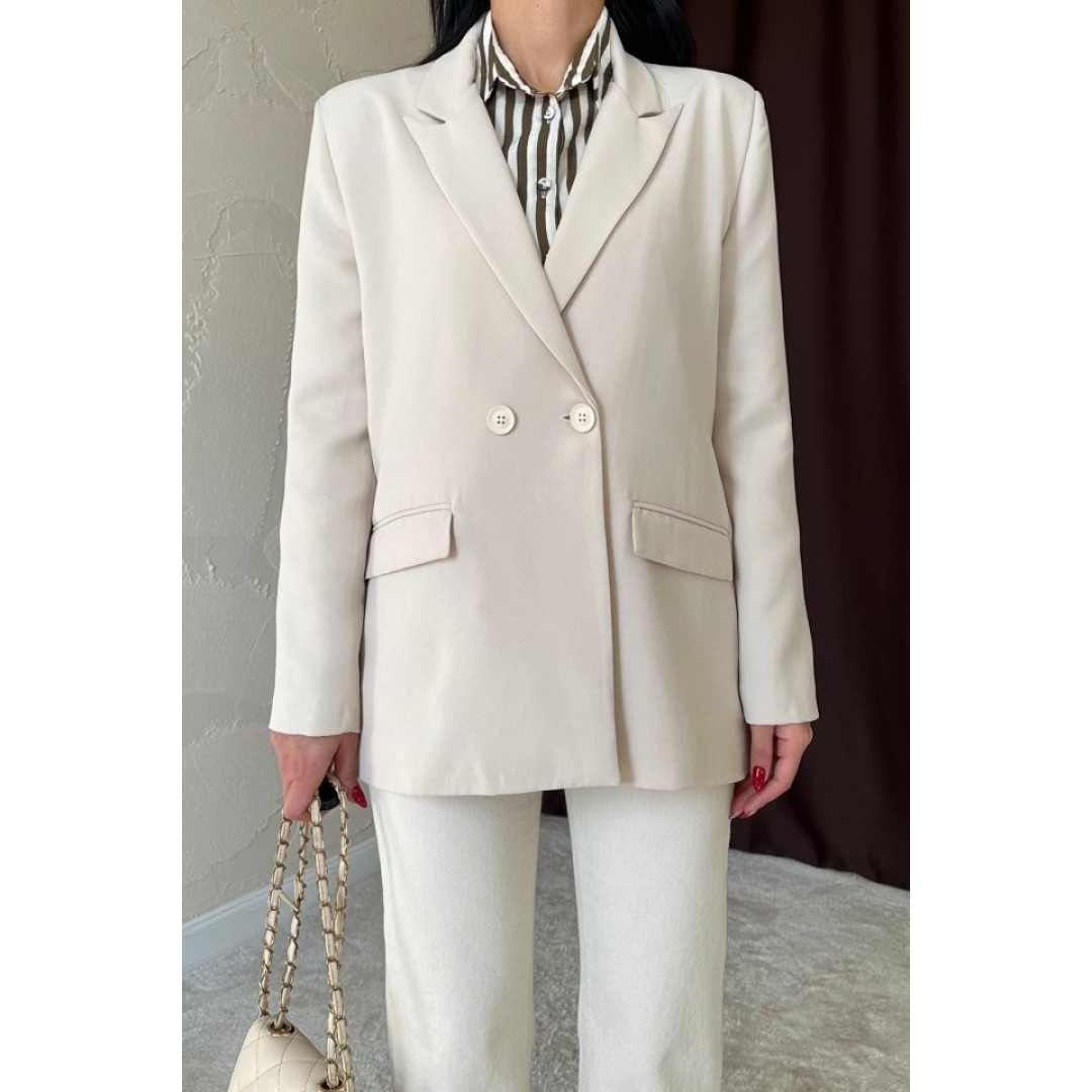 Bej Blazer Ceket 154186 Bej Blazer Ceket 154186