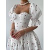 Beyaz Mini Elbise - 147073