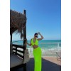 Kadın Mayo Kumaş Bağlamalı Crop Ve Maxi Boy Etek Ikili Takım 163518 Kadın Mayo Kumaş Bağlamalı Crop Ve Maxi Boy Etek Ikili Takım 163518