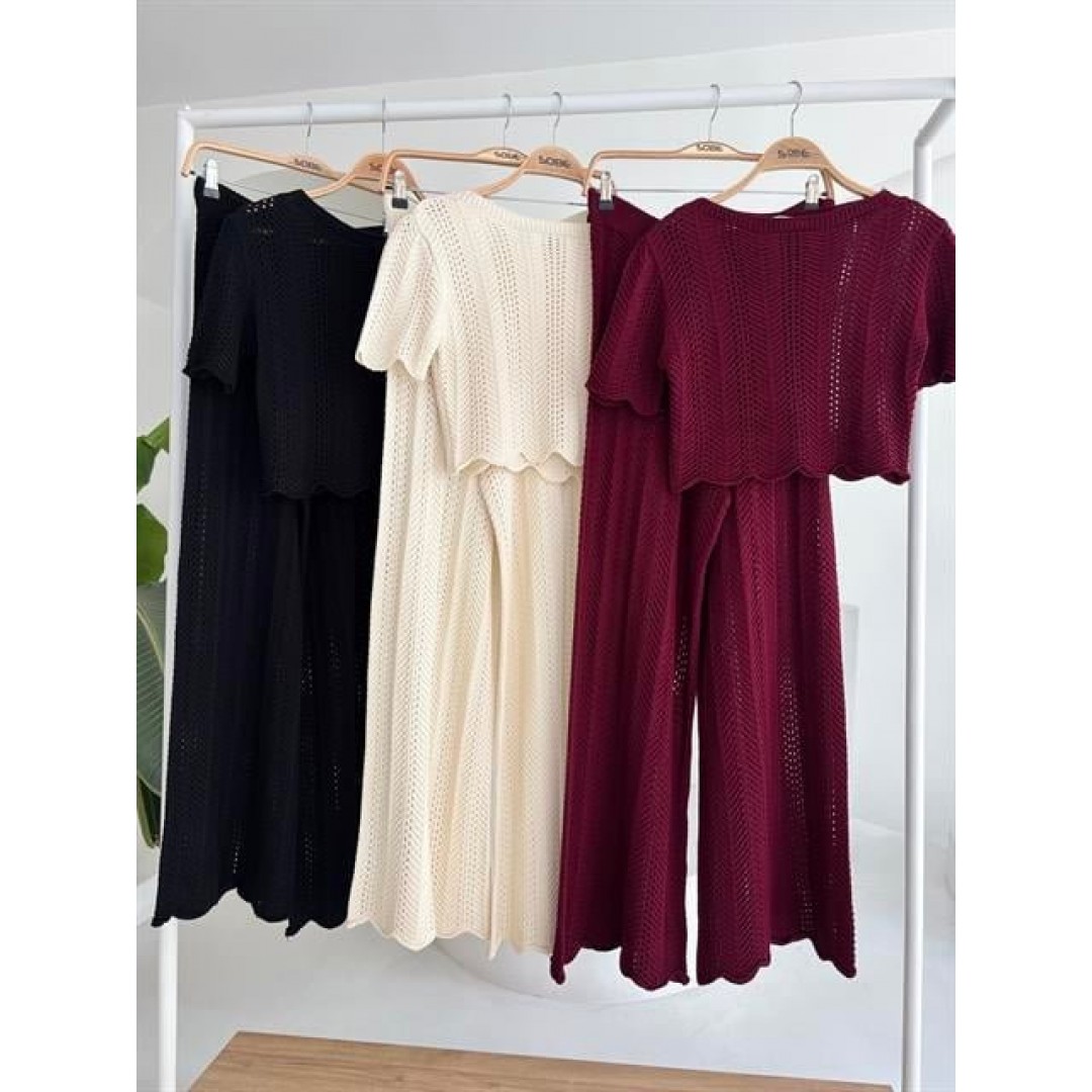 Triko Bluz Pantolon İkili Takım 10084-025 159442