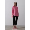 Çizgili Tek Cep Gömlek - Pembe - 157355 Çizgili Tek Cep Gömlek - Pembe - 157355