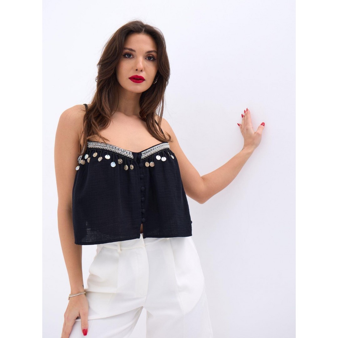 6989 BLUZ-SİYAH 144405 6989 BLUZ-SİYAH 144405