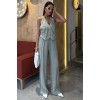 Halter Yaka Yelekli Modal Takım 10144 159112 Halter Yaka Yelekli Modal Takım 10144 159112