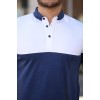 Erkek Yakalı çift Renk Kısa Kollu T-shirt 161253 Erkek Yakalı çift Renk Kısa Kollu T-shirt 161253