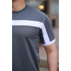 Erkek şerit Detaylı Kısa Kollu T-shirt 160883 Erkek şerit Detaylı Kısa Kollu T-shirt 160883