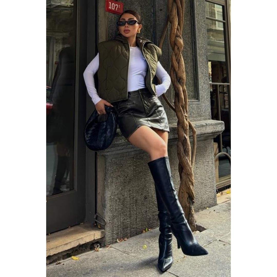 Sveta Kapitone Şişme Yelek 5144-08 157423 Sveta Kapitone Şişme Yelek 5144-08 157423