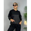 Kadın Uzun Kollu Kapüşonlu Oversize Sweat Ve Pantolon Ikili Takım 127796 Kadın Uzun Kollu Kapüşonlu Oversize Sweat Ve Pantolon Ikili Takım 127796