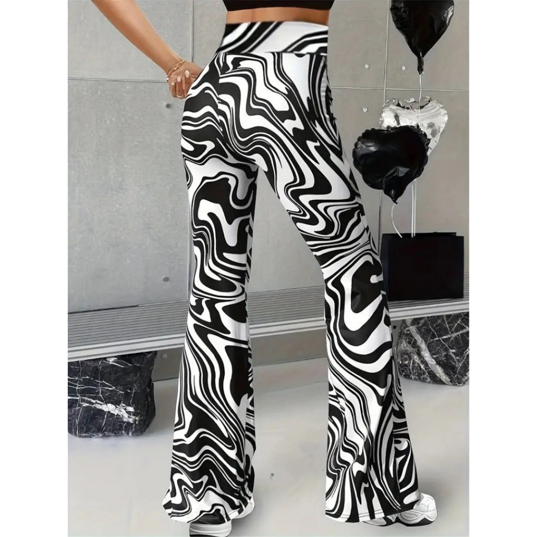 Kadın Yüksek Bel Zebra Desenli Tayt 157382 Kadın Yüksek Bel Zebra Desenli Tayt 157382