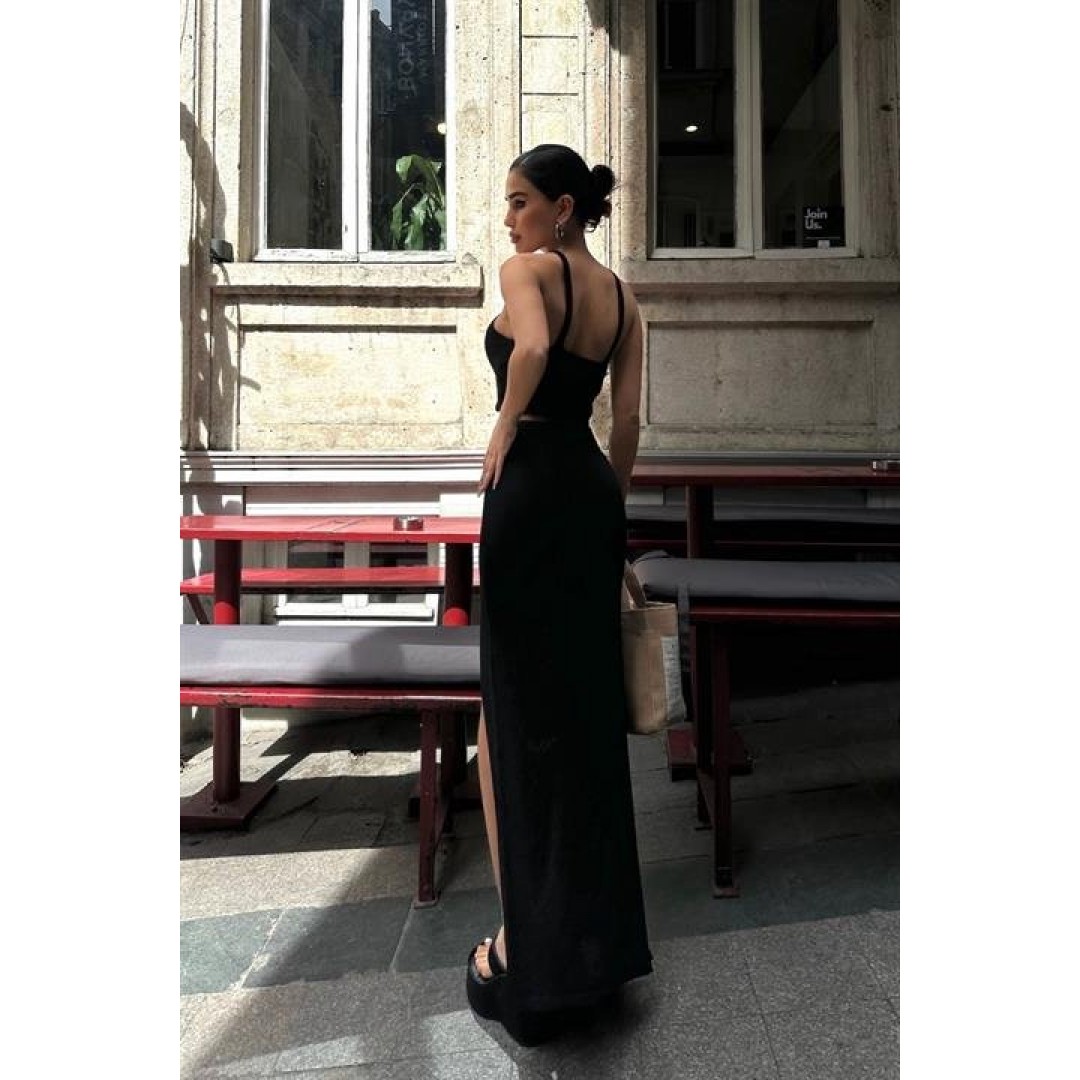 Elena Yırtmaç Detay Crop Takım 9834 155114 Elena Yırtmaç Detay Crop Takım 9834 155114