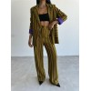 OTTOMAN ÇİZGİLİ CEKET-PANTOLON TK - Yeşil 152755 OTTOMAN ÇİZGİLİ CEKET-PANTOLON TK - Yeşil 152755