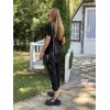 Kadın Kısa Kollu V Yakalı Iki Iplik Bluz Ve Pantolon Ikili Takım 157379