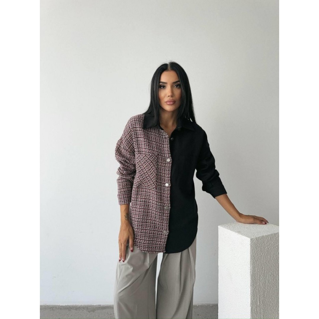 CHANEL PARÇALI GÖMLEK - Siyah - 152758