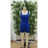 Kadın Kare Yaka Sırt Dekolte Detay Dalgıç Bodycon Mini Tulum 116255