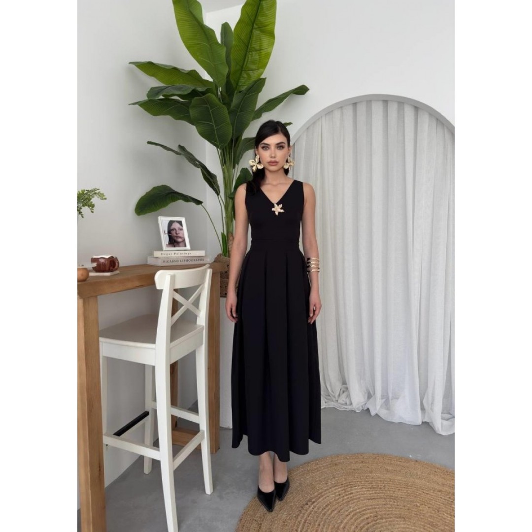 Late Yıldız Detaylı Elbise - 152384