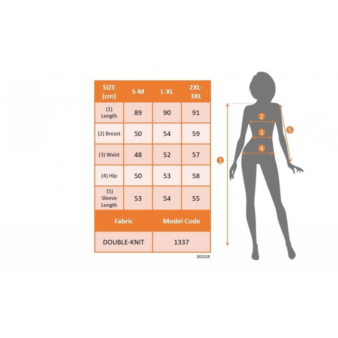 Kadın Bisiklet Yaka Uzun Kol çizgili Iki Iplik Kumaş Mini Boy Elbise - 135192
