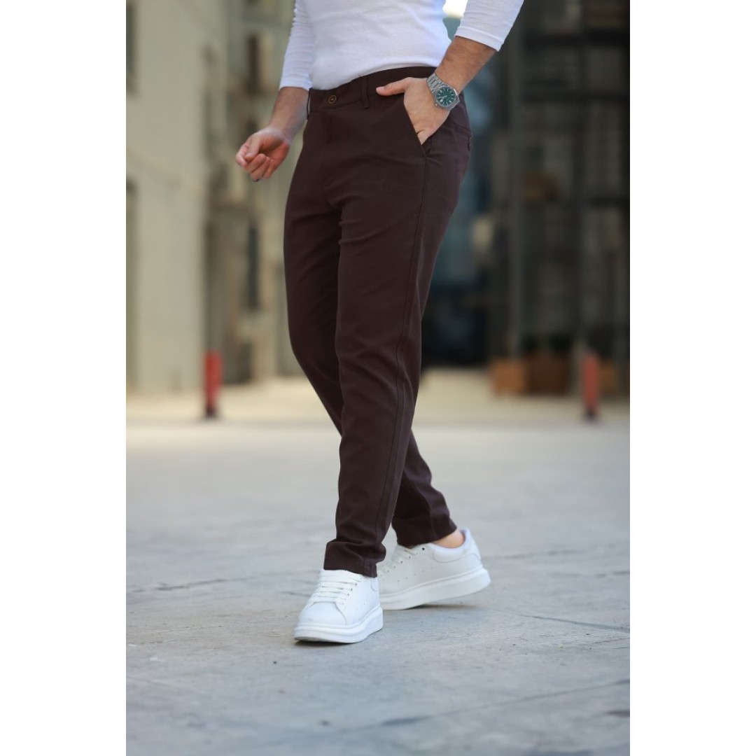Erkek Düz Kesim Bilek Boy Kumaş Pantolon - 156939 Erkek Düz Kesim Bilek Boy Kumaş Pantolon - 156939