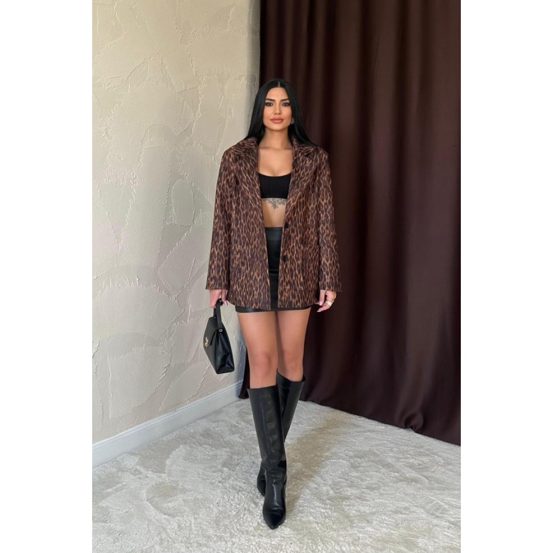 Leopar Leopar Ceket 154194 Leopar Leopar Ceket 154194