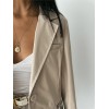 DERİ CROP CEKET TEK DÜĞME - Bej 152753 DERİ CROP CEKET TEK DÜĞME - Bej 152753
