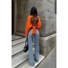 Sabina Sırt Dekolteli Crop Kazak 1270-09 155767 Sabina Sırt Dekolteli Crop Kazak 1270-09 155767
