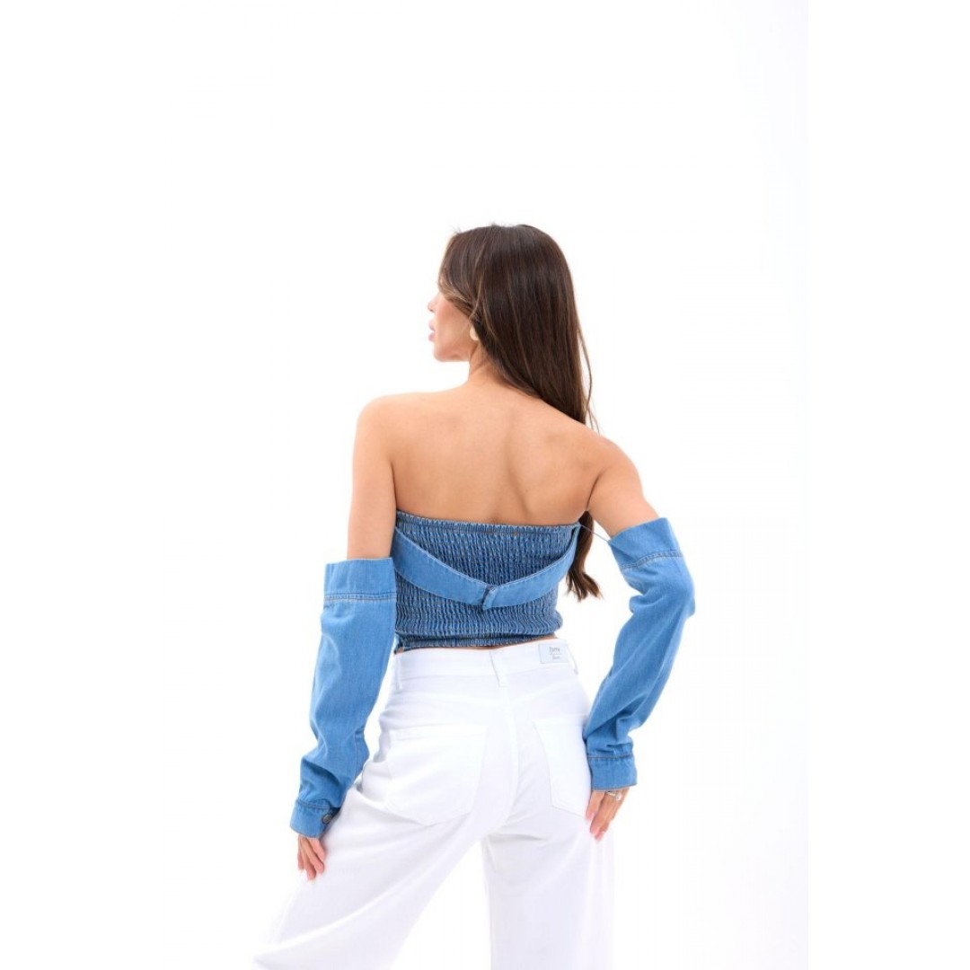 7358 KOT BLUZ-MAVİ - 162624 7358 KOT BLUZ-MAVİ - 162624