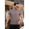 Erkek Omuzlar çizgi Detaylı Kısa Kollu T-shirt - 160098 Erkek Omuzlar çizgi Detaylı Kısa Kollu T-shirt - 160098