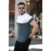 Erkek Yakalı çift Renk Kısa Kollu T-shirt 161258 Erkek Yakalı çift Renk Kısa Kollu T-shirt 161258