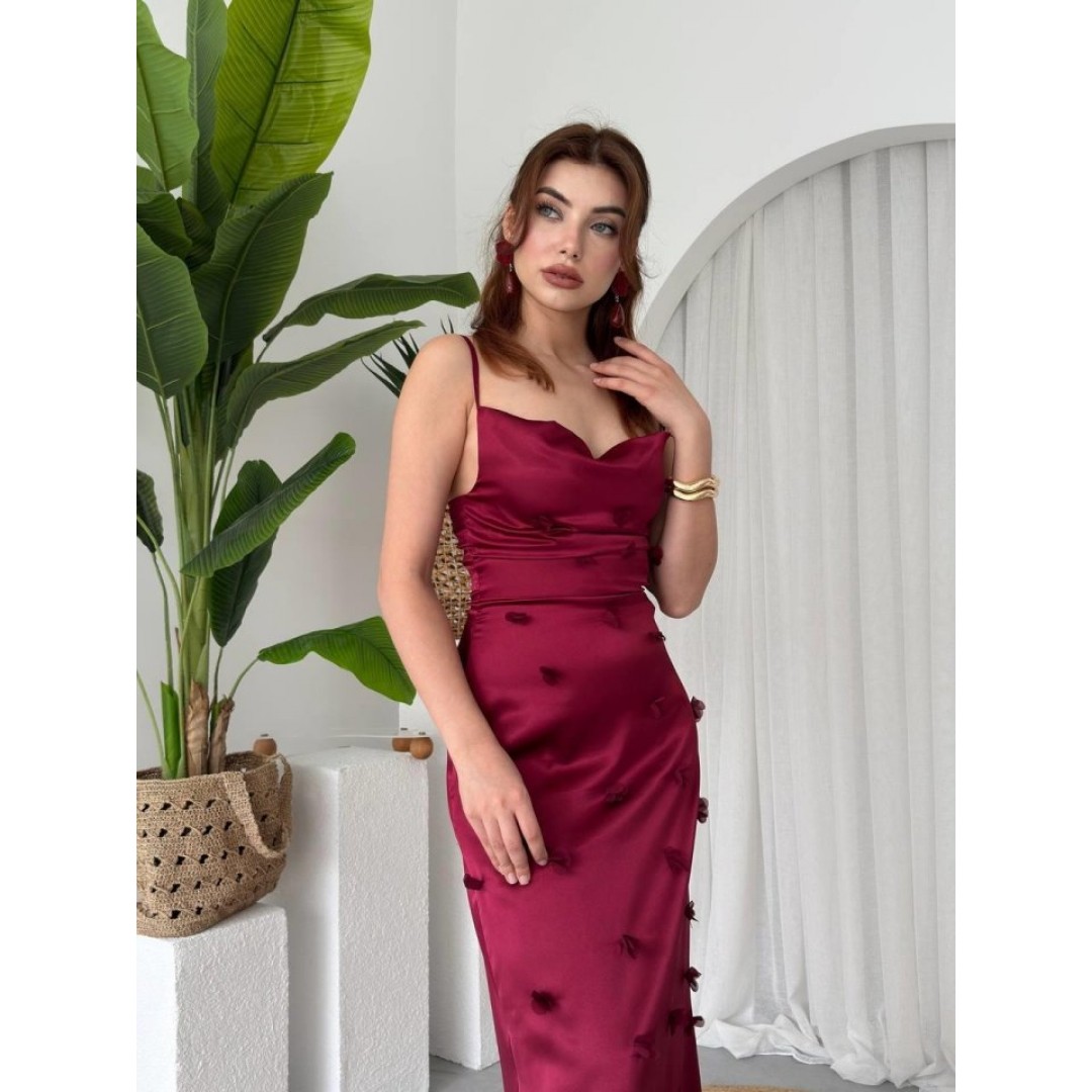 Dora Çiçek Detaylı Elbise - 161365 Dora Çiçek Detaylı Elbise - 161365